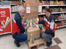 Altıntaş’ta Ramazan kolisi kontrolleri
