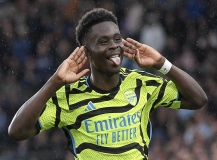 Bukayo Saka, kariyer sezonunu geçiriyor
