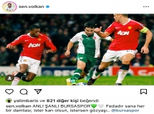 Volkan Şen’den Bursaspor paylaşımı

