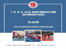 Kick boks dan kuşak sınavı Elazığ’da yapılacak
