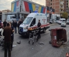 Motosikletlerin çarpıştığı kazada 1 sürücü yaralandı